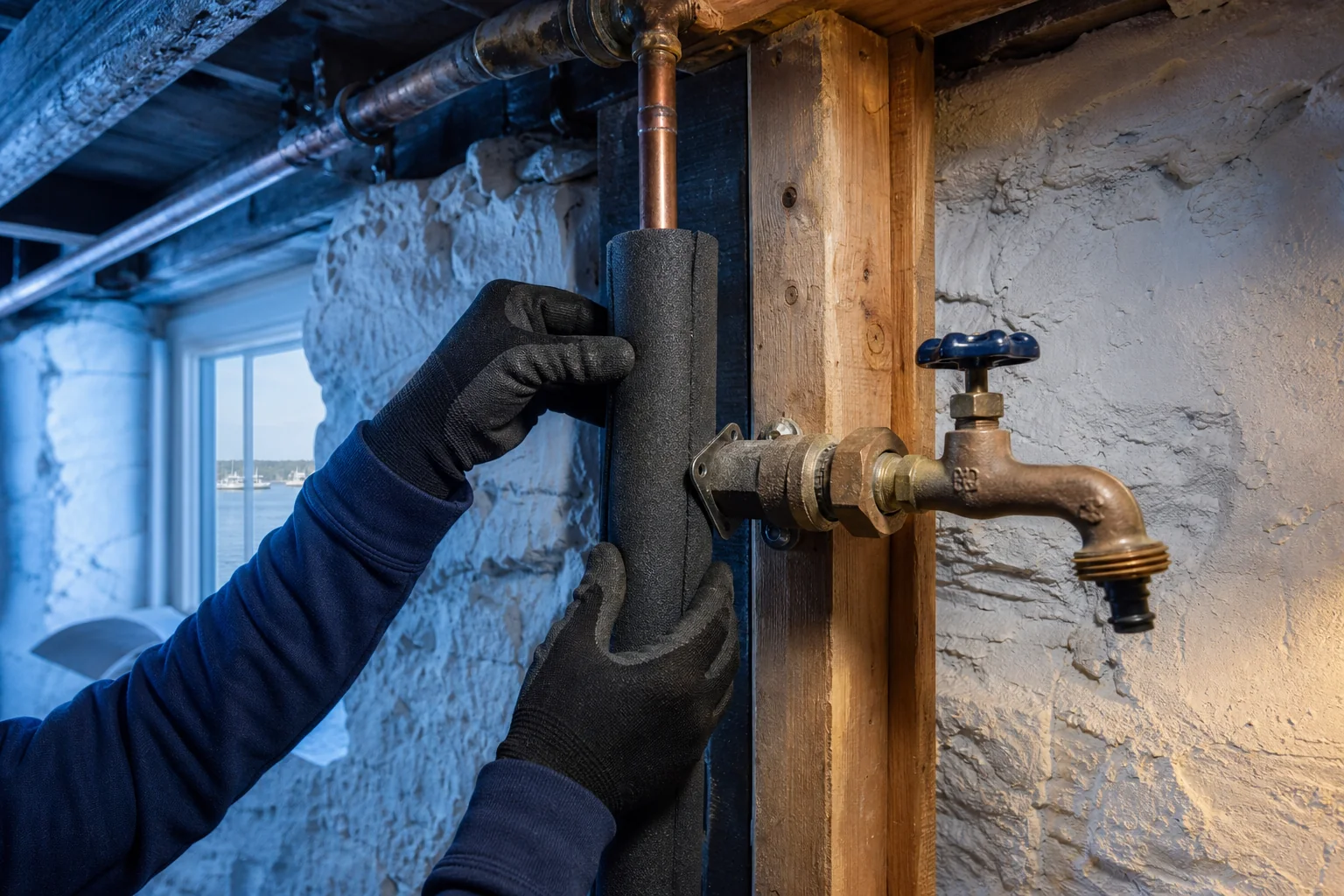 Detailed, orderly residential plumbing work